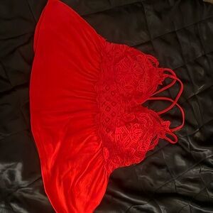 Red top cute for summer